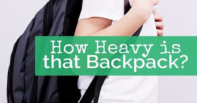 How Heavy is that Backpack? image